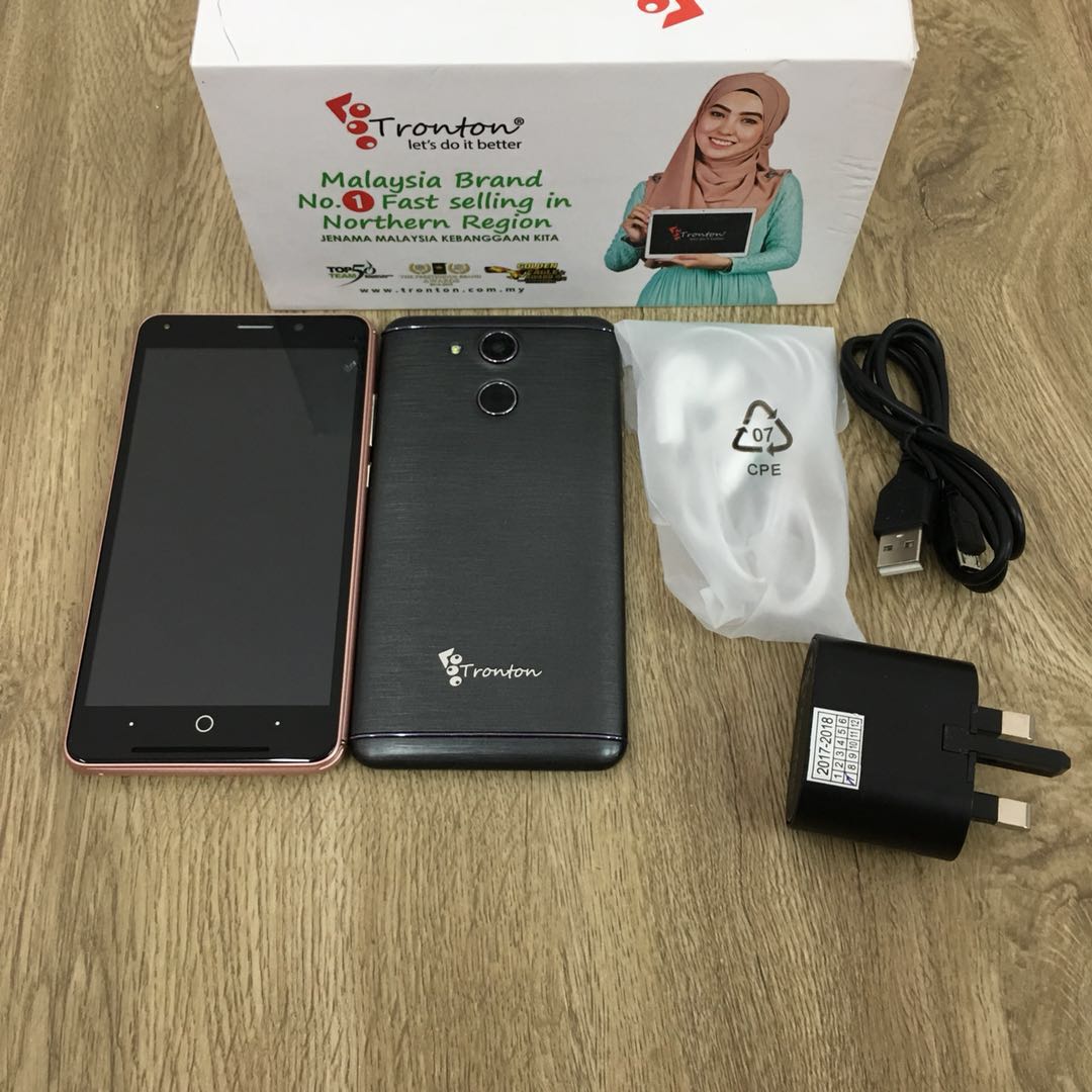 (BLACK)TRONTON X3 5''INCH ANDROID PHONE (Ready Stock)